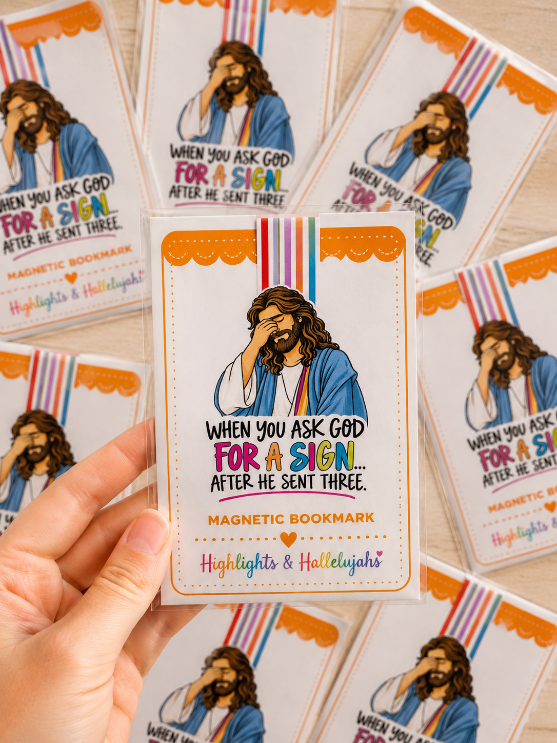 When You Ask God for a Sign Magnetic Bookmark