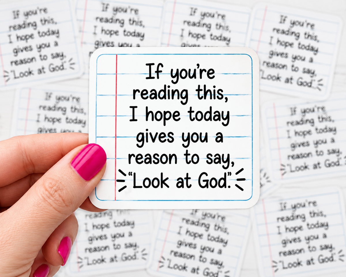 Look at God Sticker π