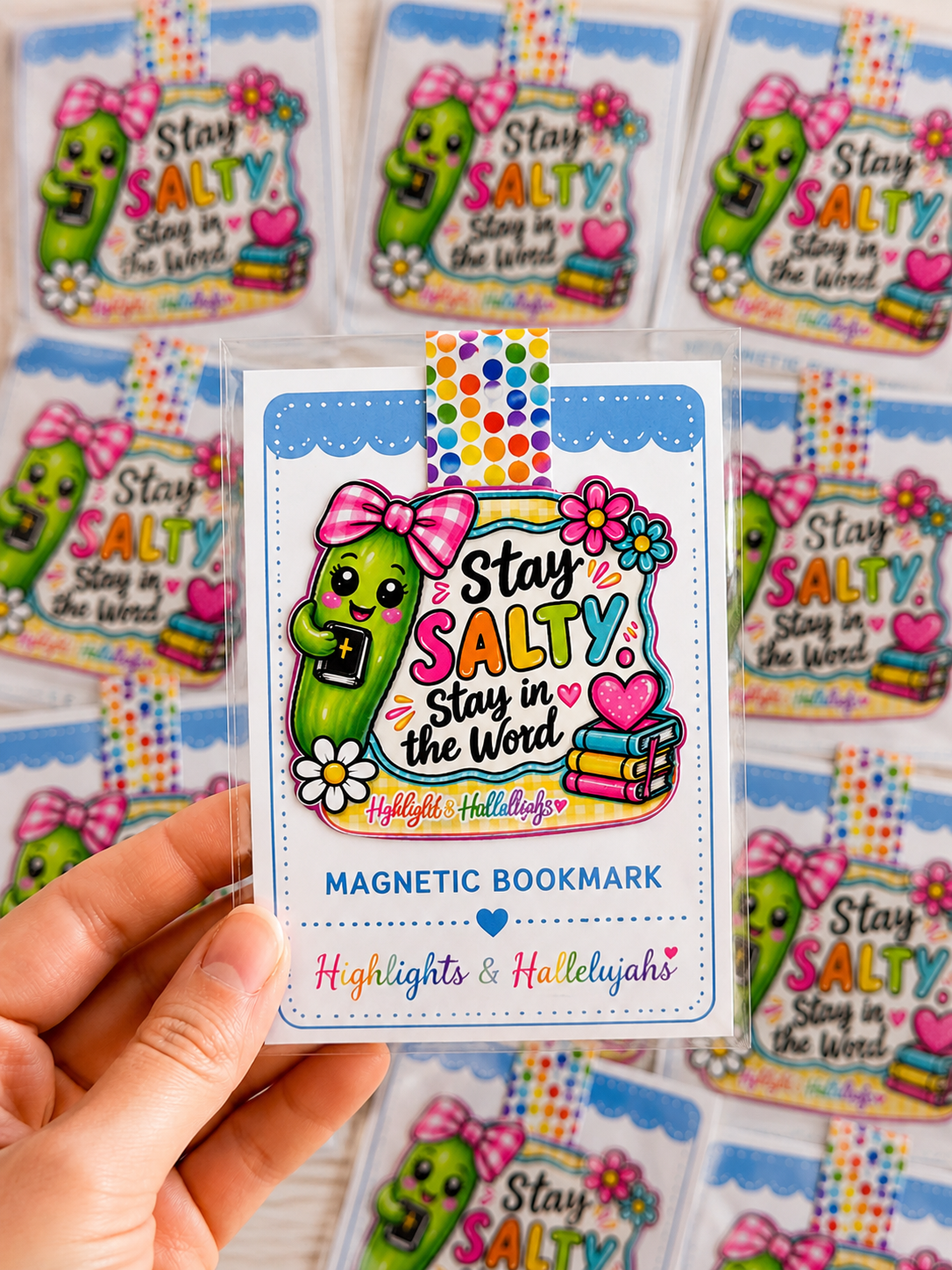 Stay Salty, Stay in the Word Magnetic Bookmark