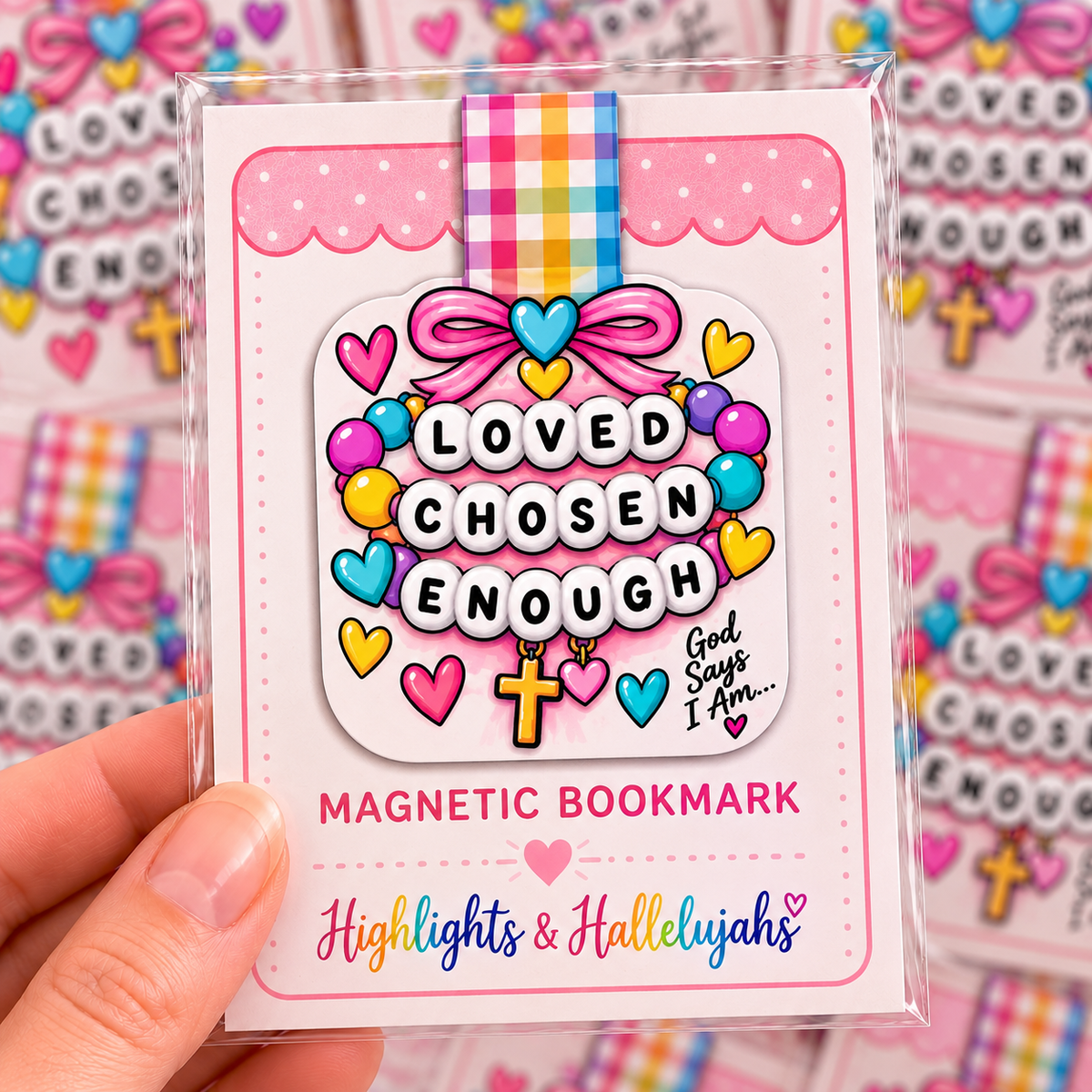 What God Says About Me Magnetic Bookmark