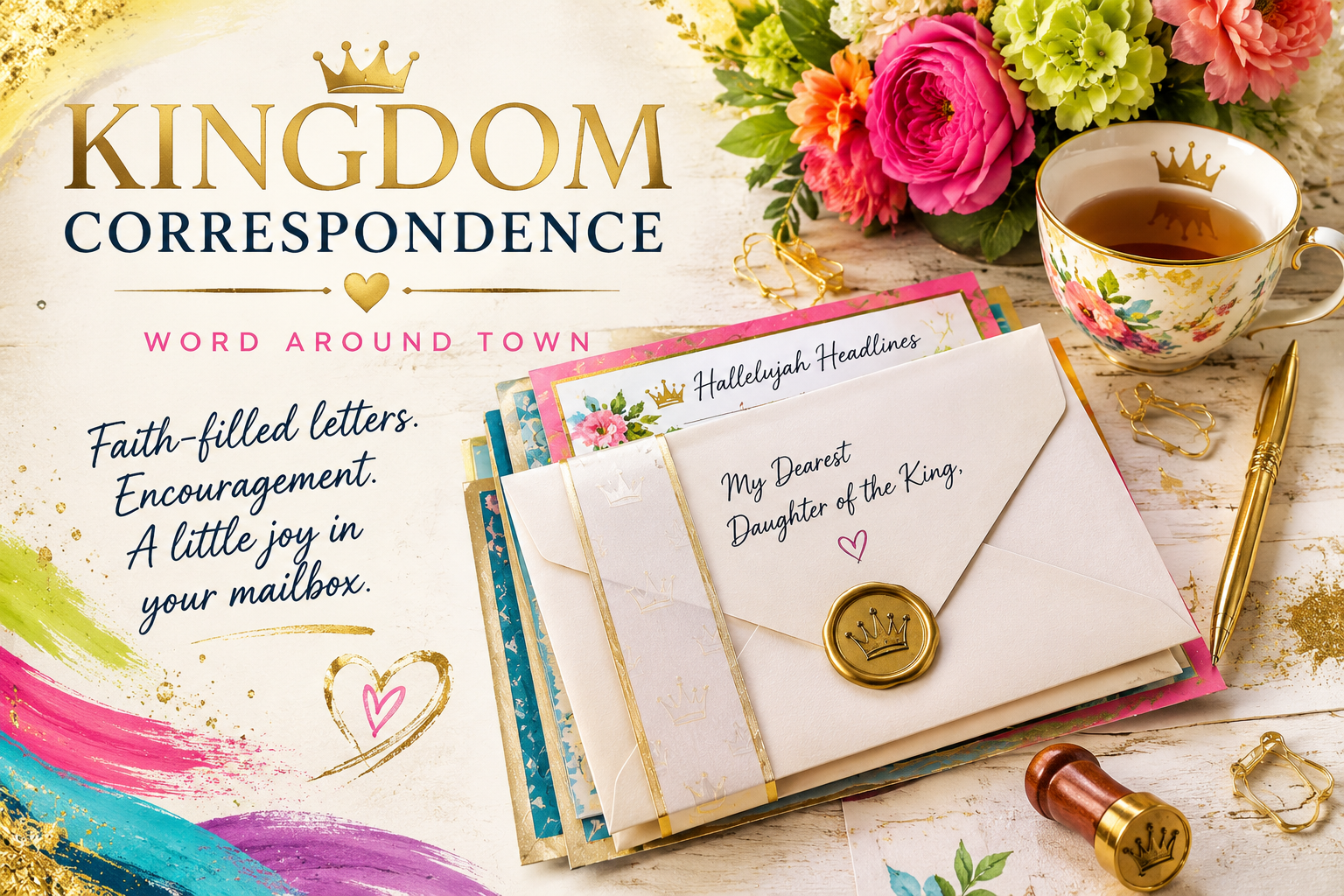 Kingdom Correspondence – A Monthly Snail Mail Experience (USA Only)