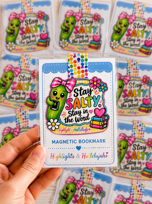 Stay Salty, Stay in the Word Magnetic Bookmark